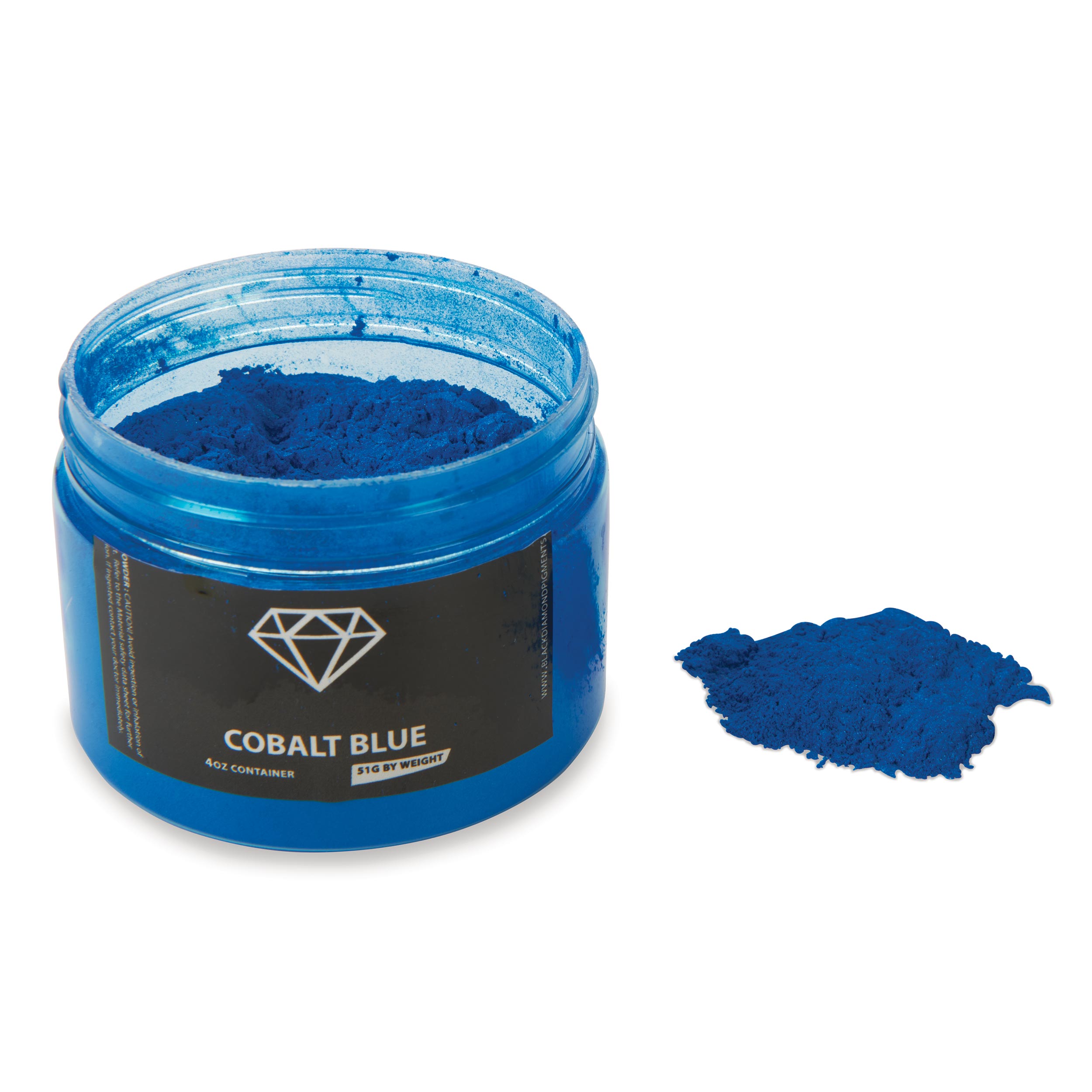product: Black Diamond Pigments Mica Powder - Cobalt Blue - 51 Grams shown