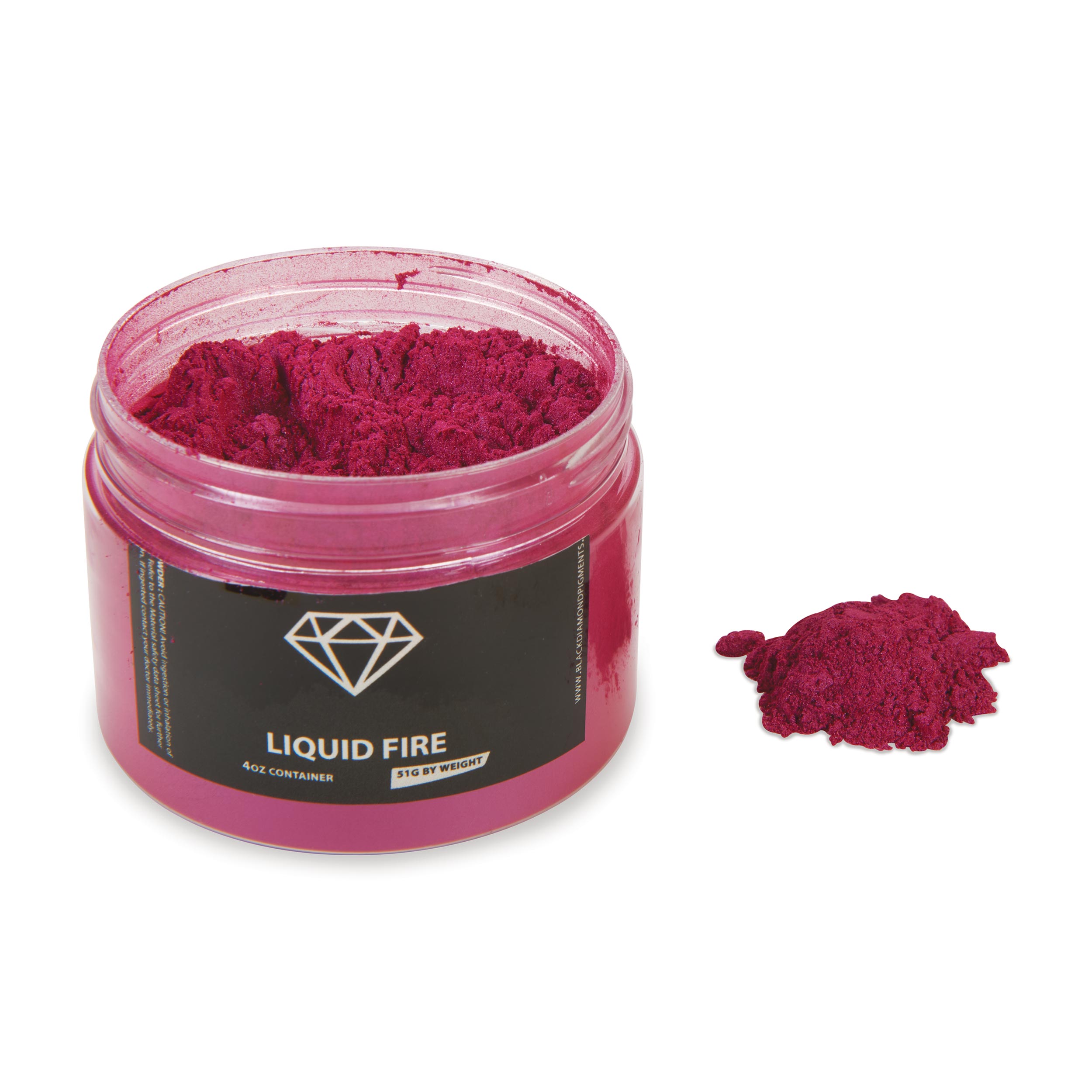 product: Black Diamond Pigments Mica Powder - Liquid Fire - 51 Grams shown