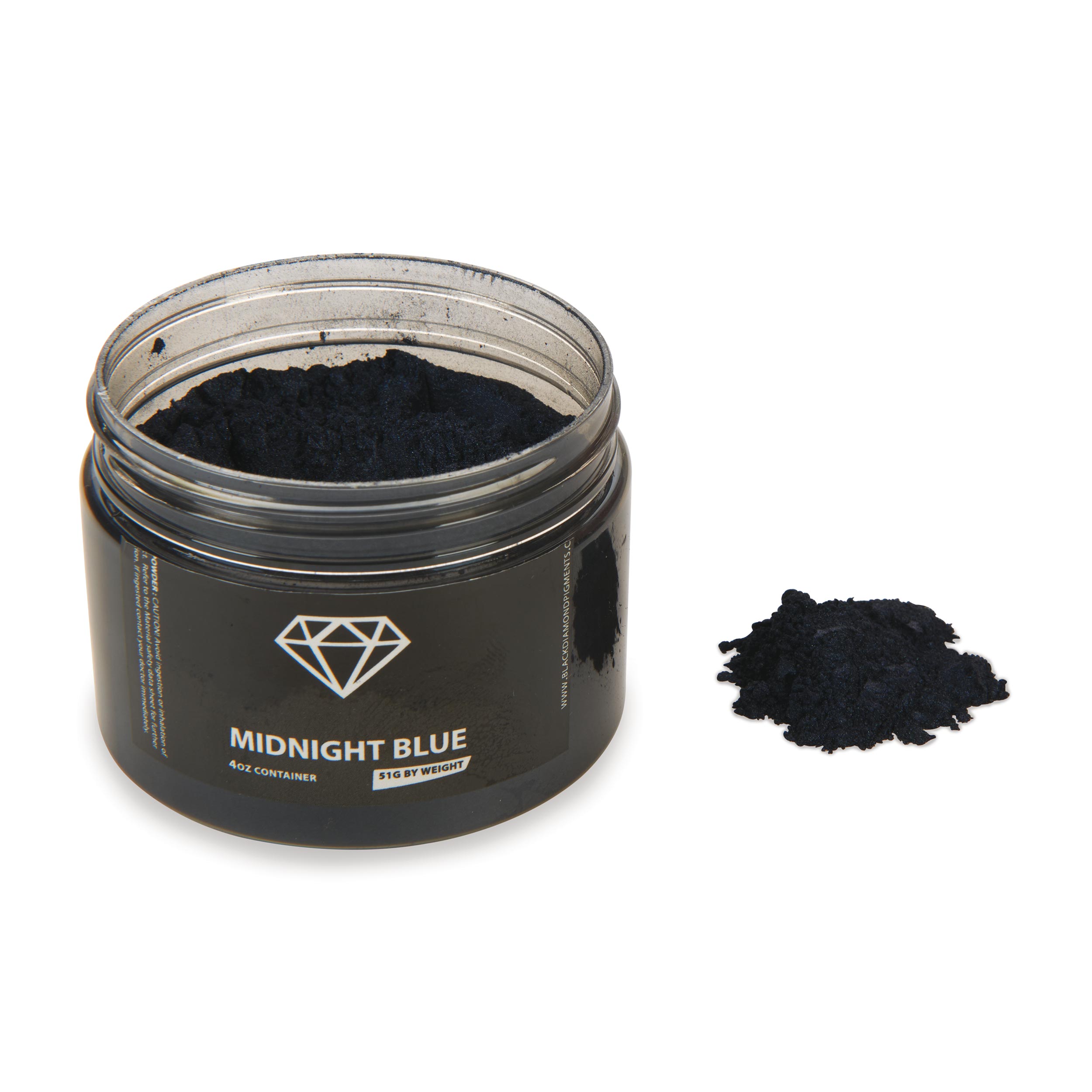 product: Black Diamond Pigments Mica Powder - Midnight Blue - 51 Grams shown