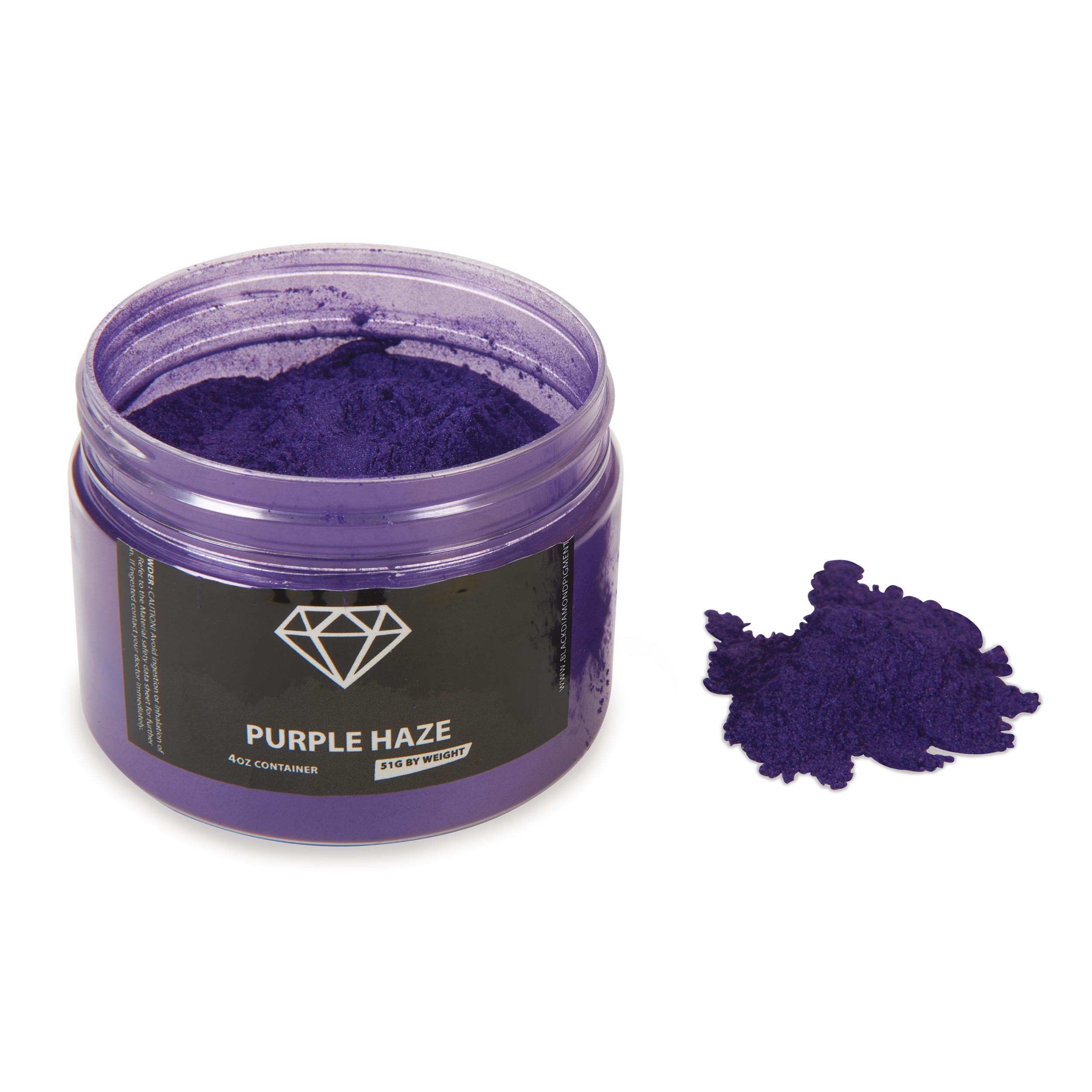 product: Black Diamond Pigments Mica Powder - Purple Haze - 51 Grams shown
