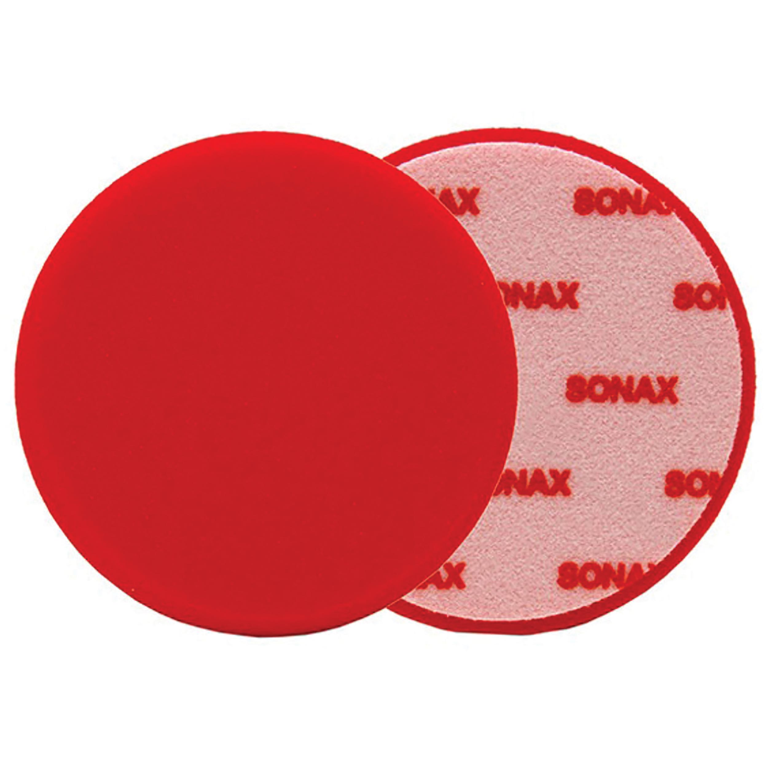 product: Sonax USA Red Polishing Pad - Heavy - 160 mm shown