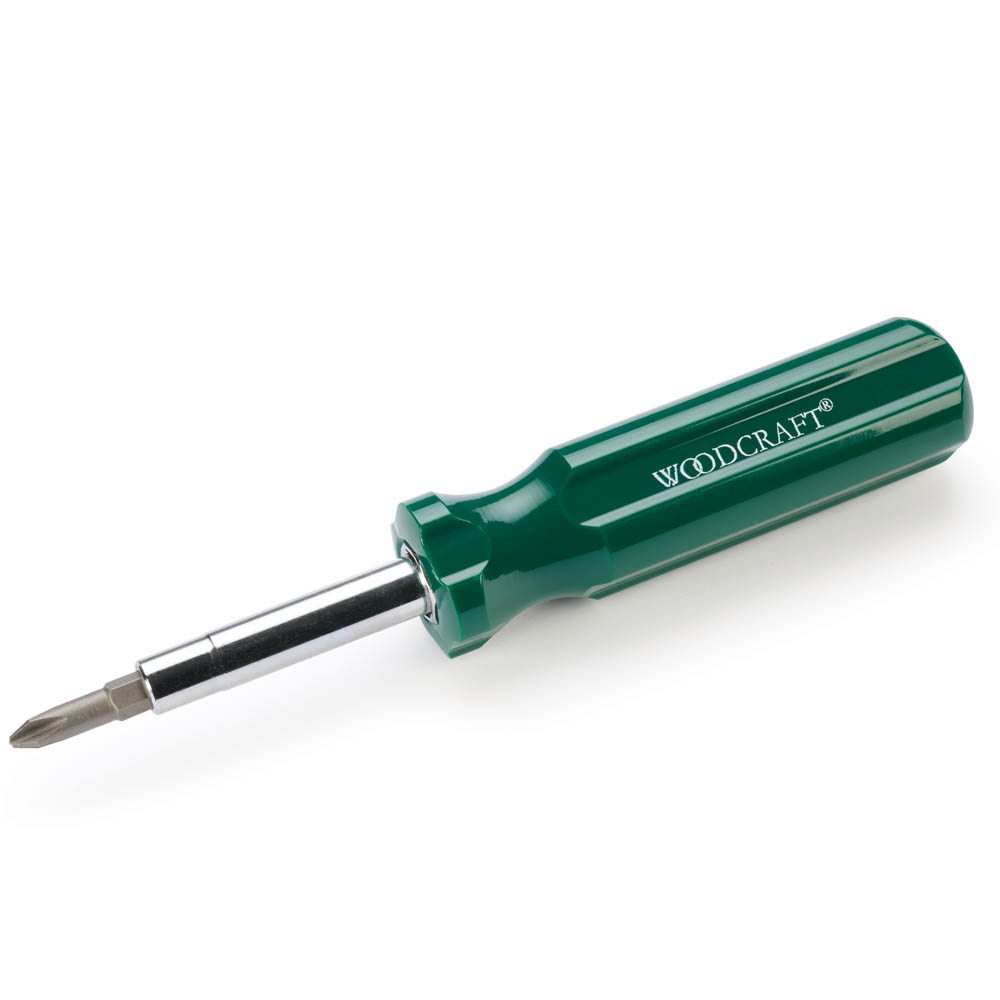product: Woodcraft 6-in-1 Multi-Function Screwdriver shown