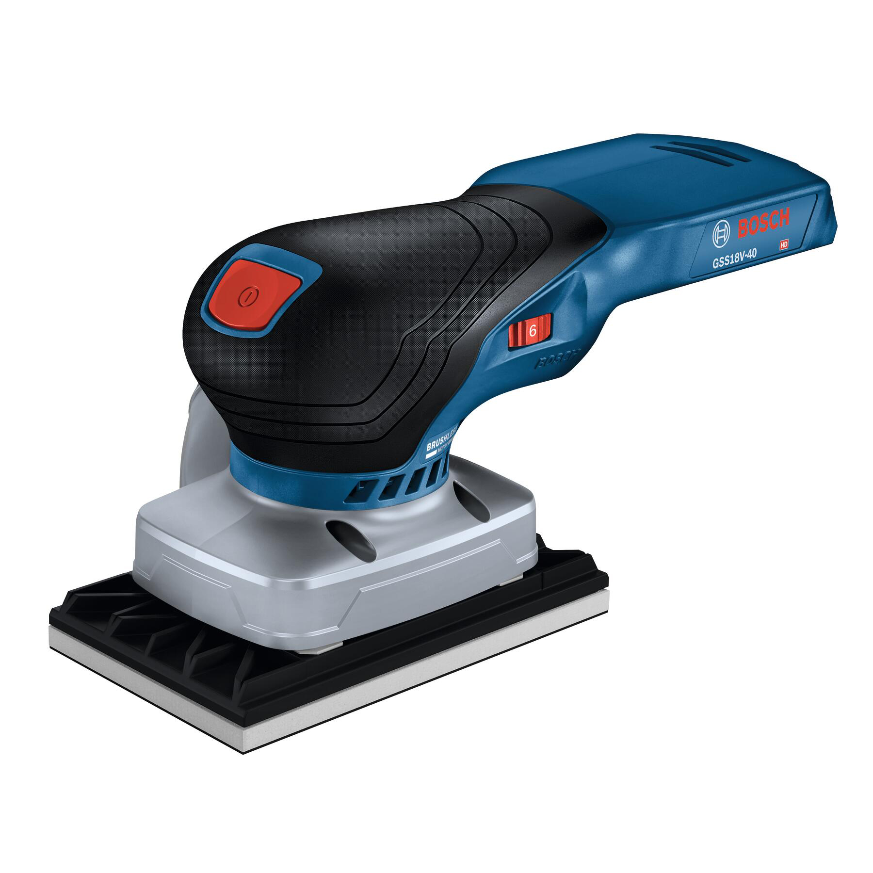 product: Bosch 18V Brushless 1/4-Sheet Orbital Finishing Sander - Tool Only shown
