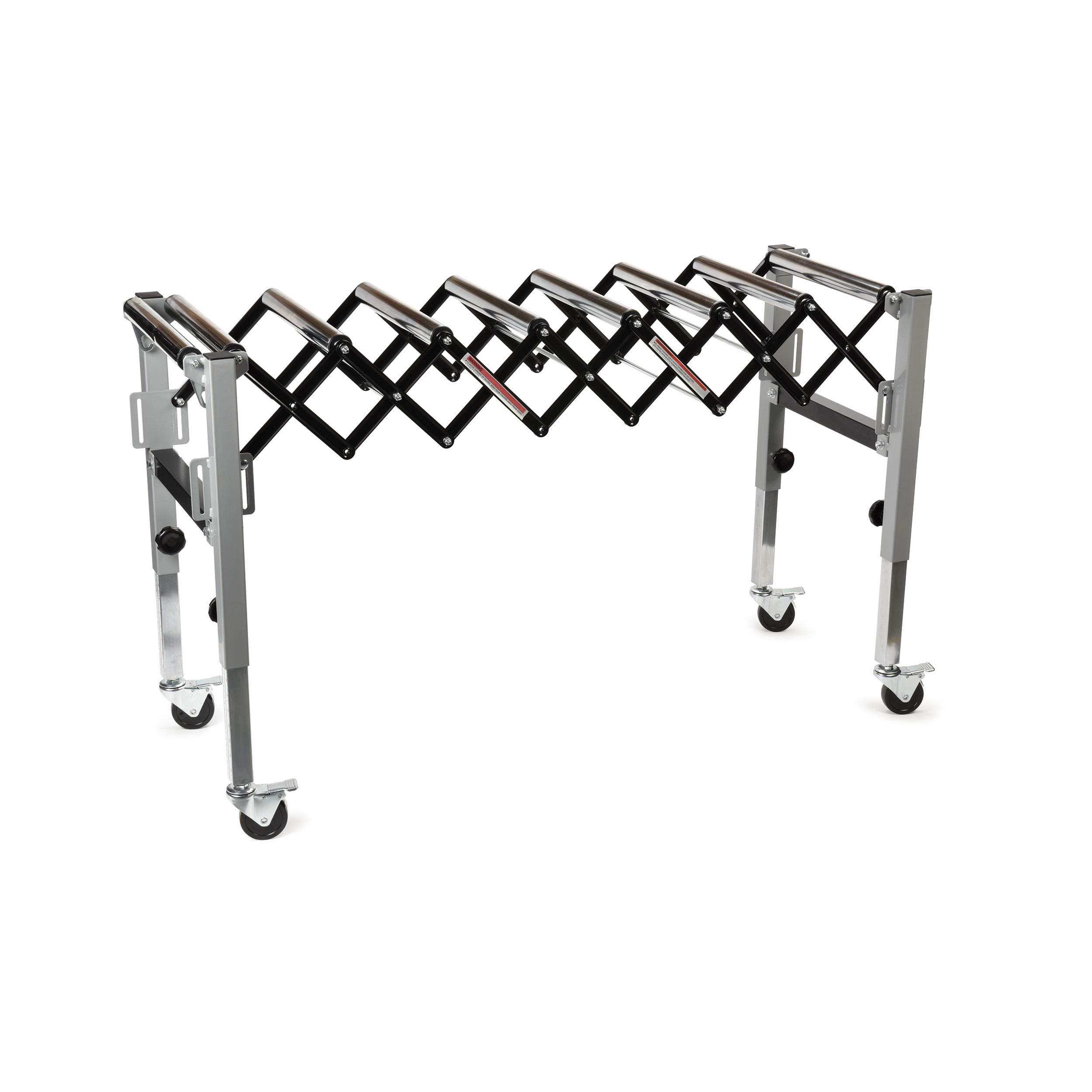 product: WoodRiver Expandable Roller Conveyor shown