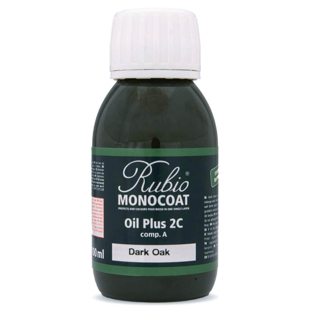 product: Rubio Monocoat Oil Plus Part A - Oil Only - Dark Oak - 100 ml shown