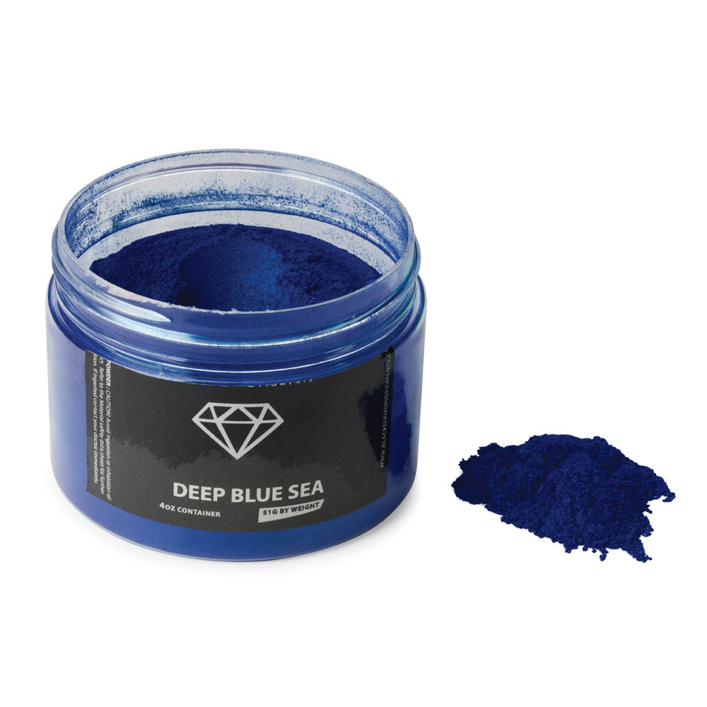 product: Black Diamond Pigments Mica Powder - Deep Blue Sea - 51 Grams shown
