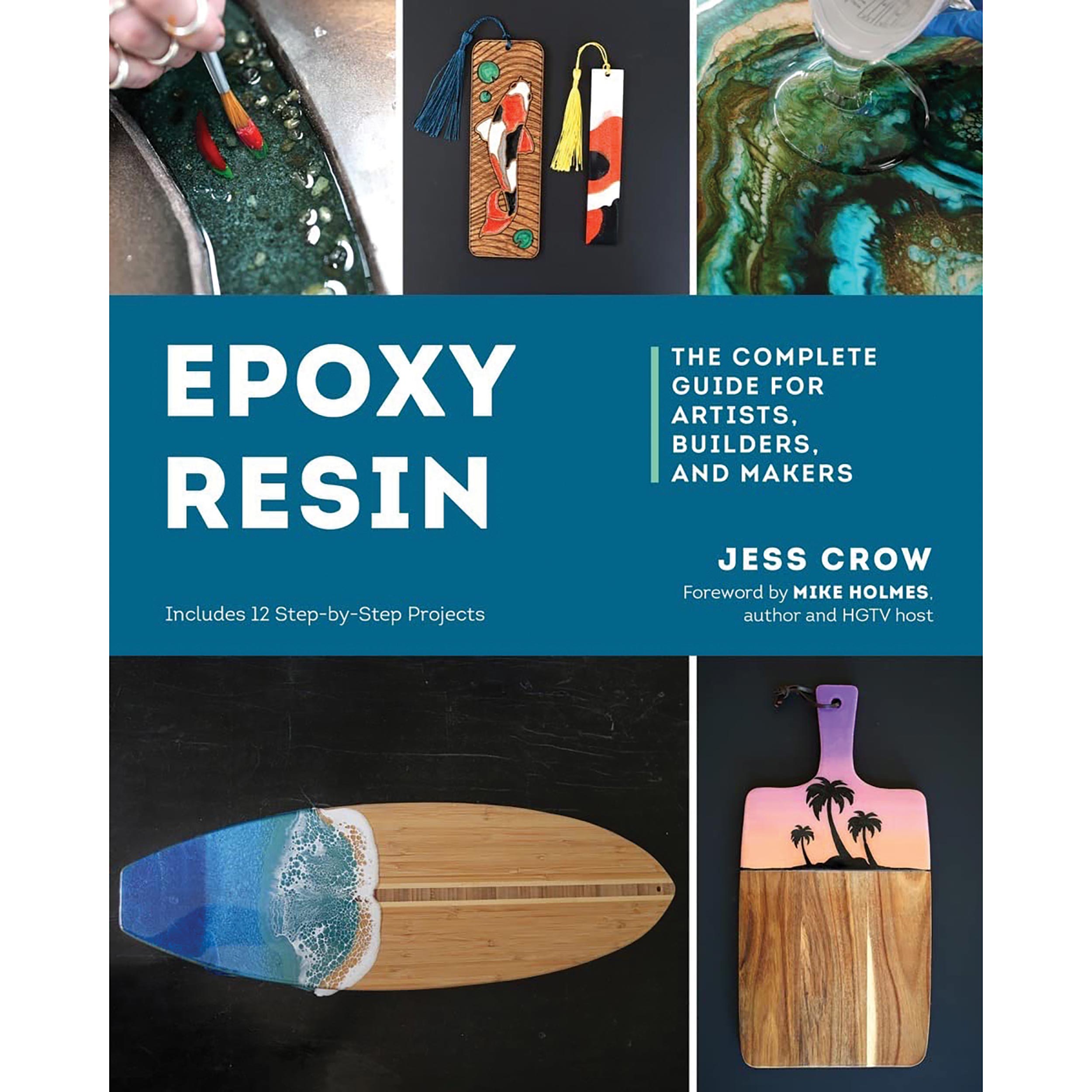 product: Countryman Press Epoxy Resin, The Complete Guide for Artists, Builders, and Makers by Jess Crow shown