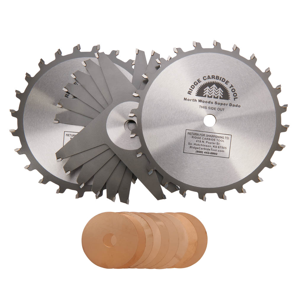 product: Ridge Carbide Super Stack Dado Set - 8
