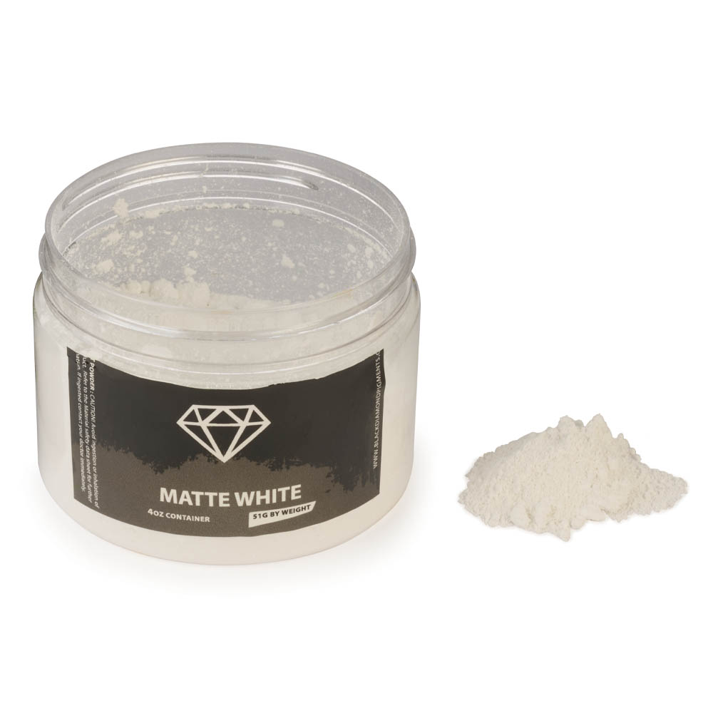 product: Black Diamond Pigments Mica Powder - Matte White - 51 Grams shown