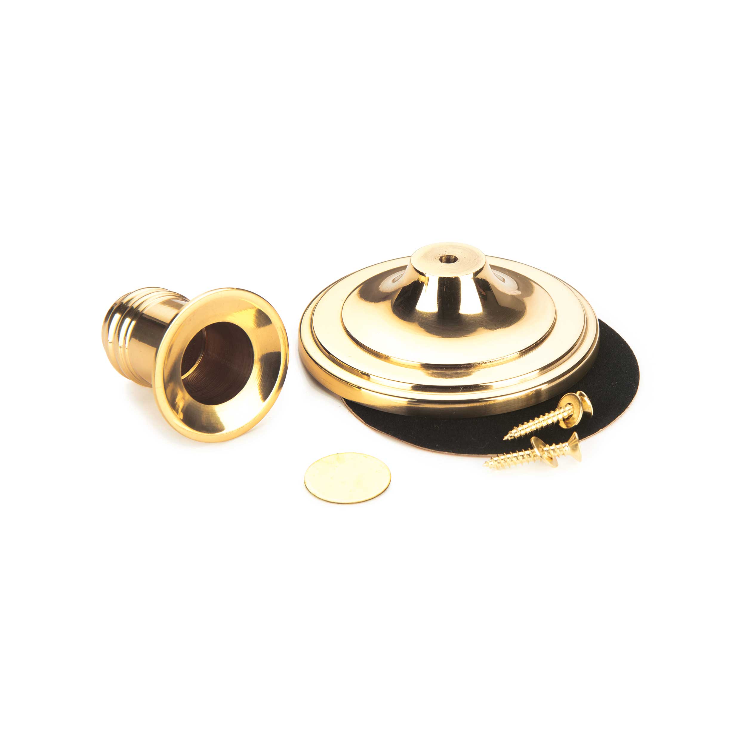 product: WoodRiver Candle Holder Turning Kit - Brass shown