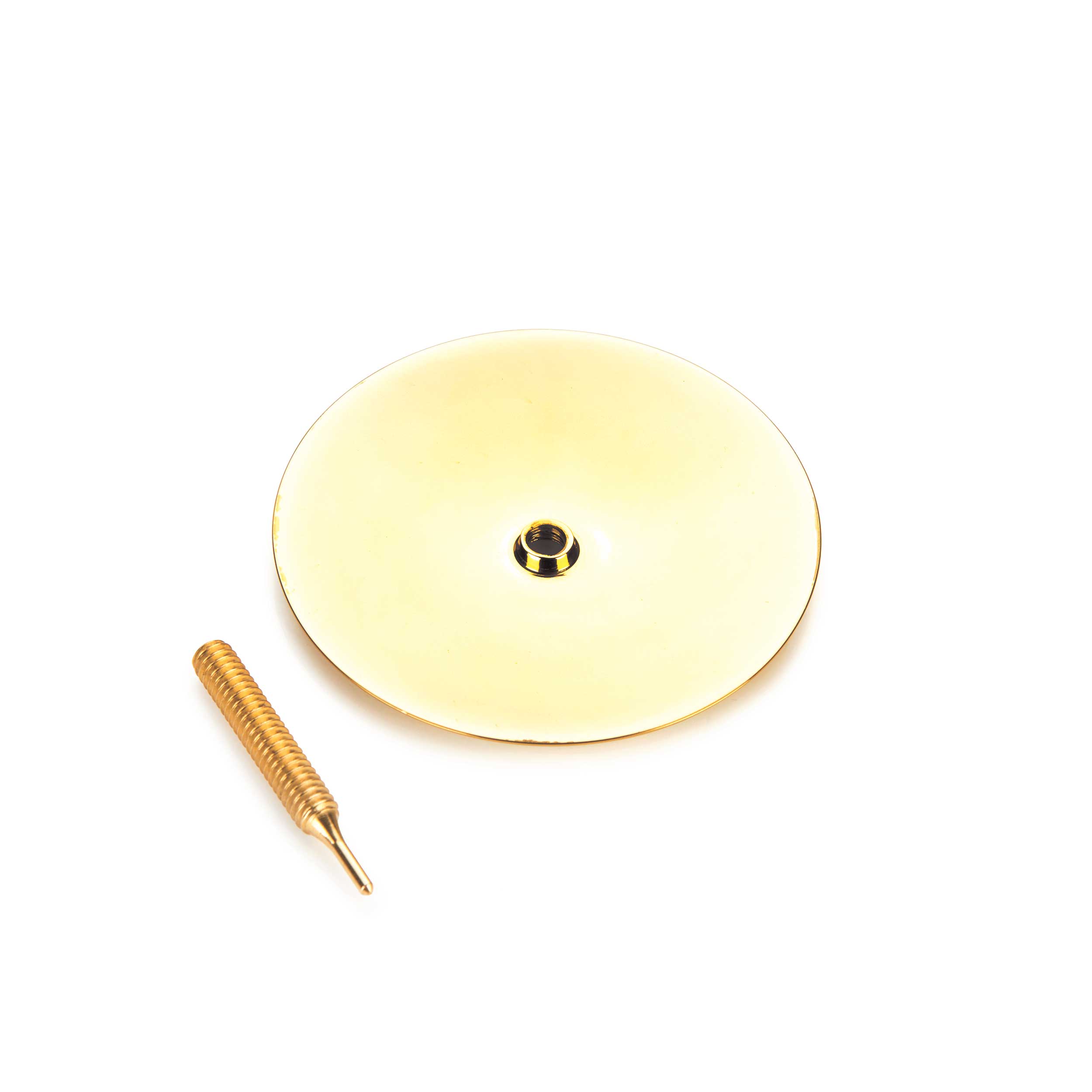 product: WoodRiver Pillar Candle Dish - Brass - 3