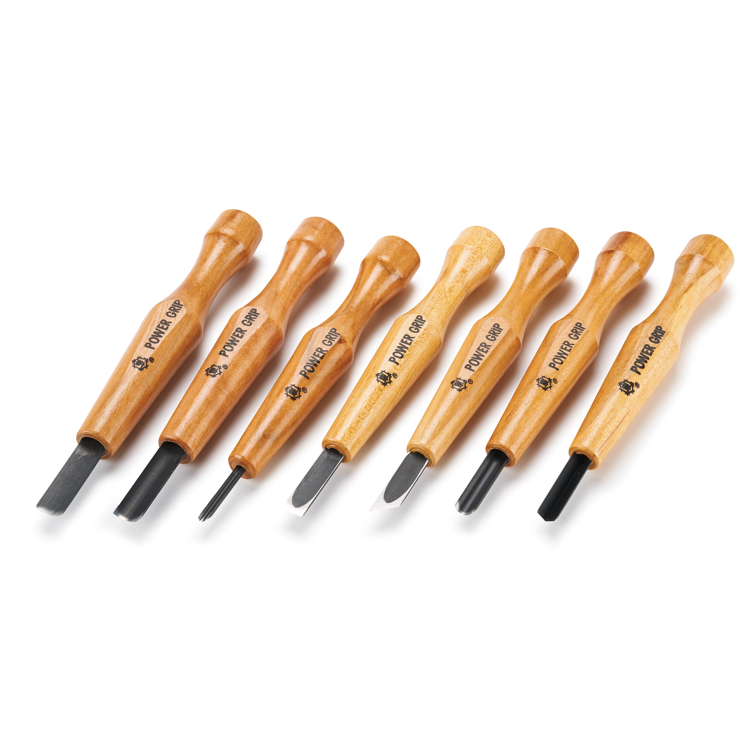 Carving Tool Power Grip Full Size Set 7 piece