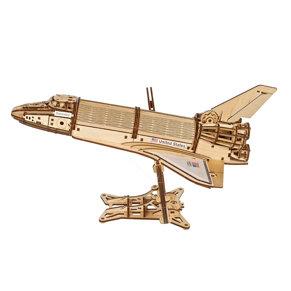 product: UGears Shuttle Discovery Wooden Craft Kit shown