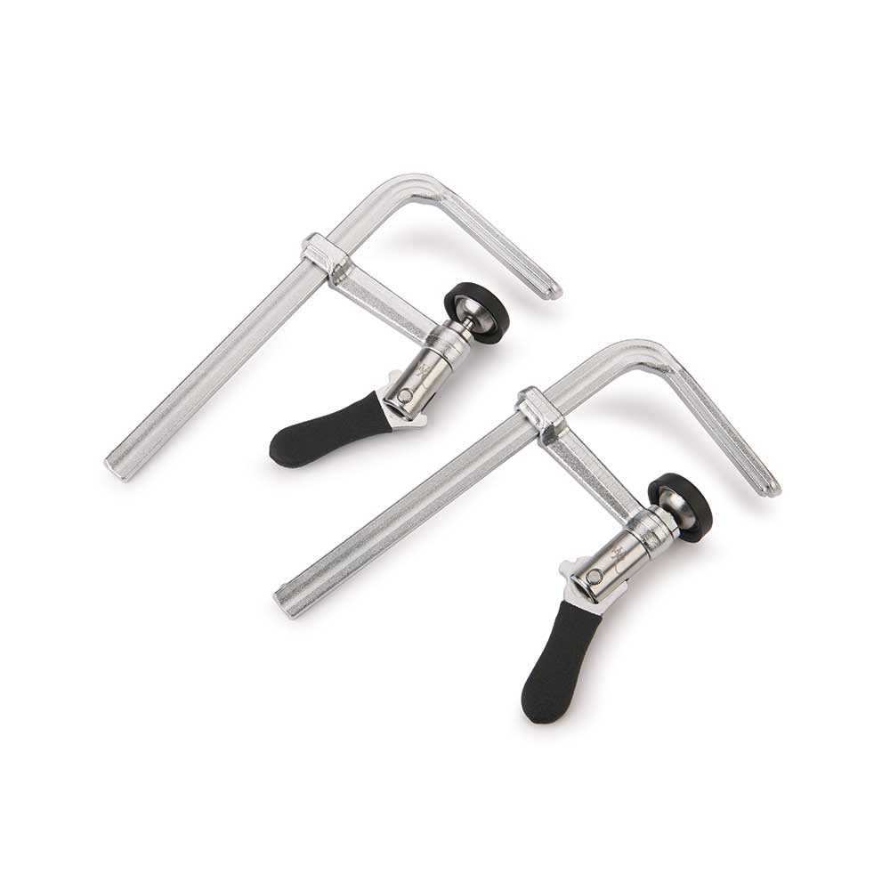 product: WoodRiver T-Track and Template Quick Clamps - 2 Piece shown