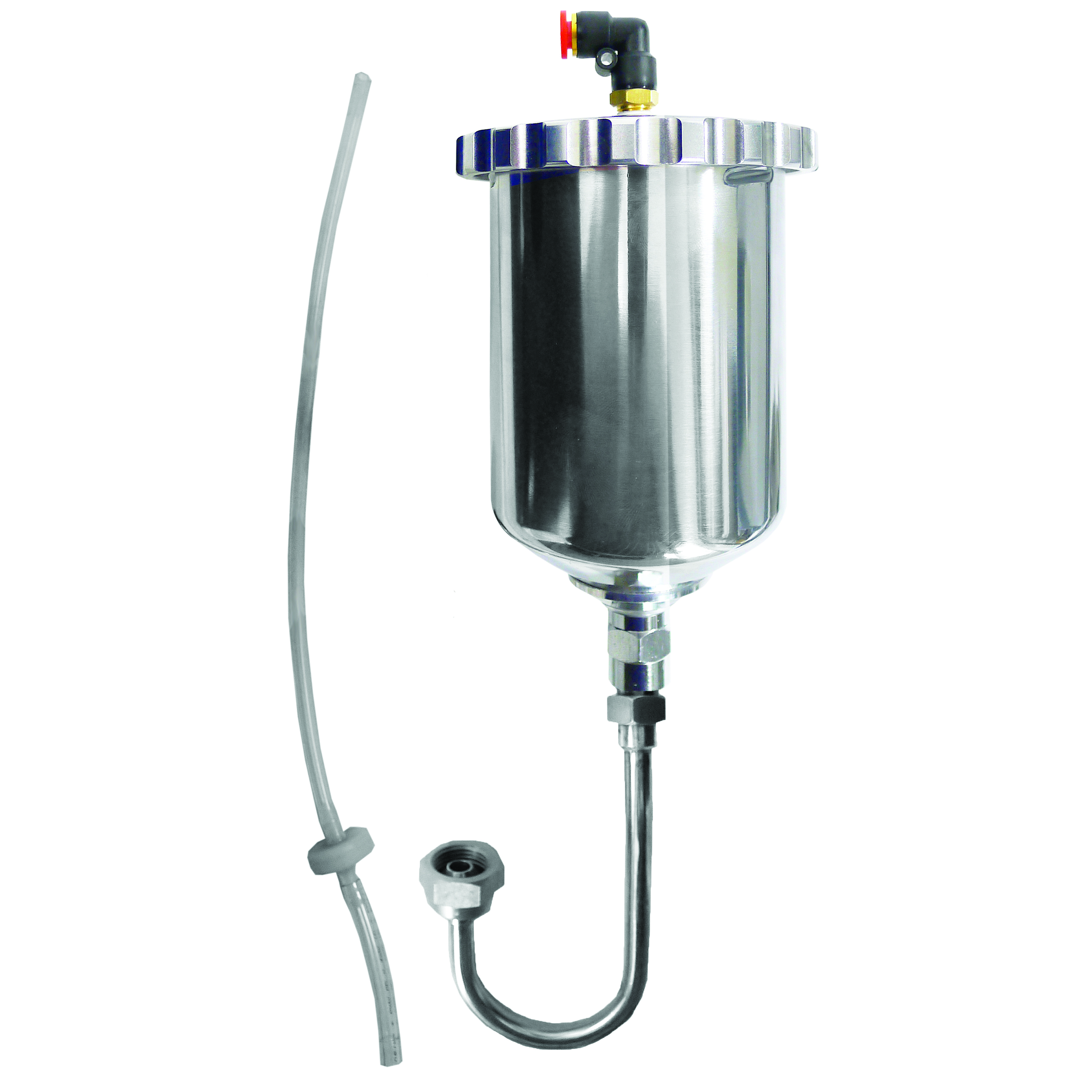 product: Fuji Spray 400cc Aluminum U-tube Gravity Feed Conversion Cup Assembly-For M- Model shown