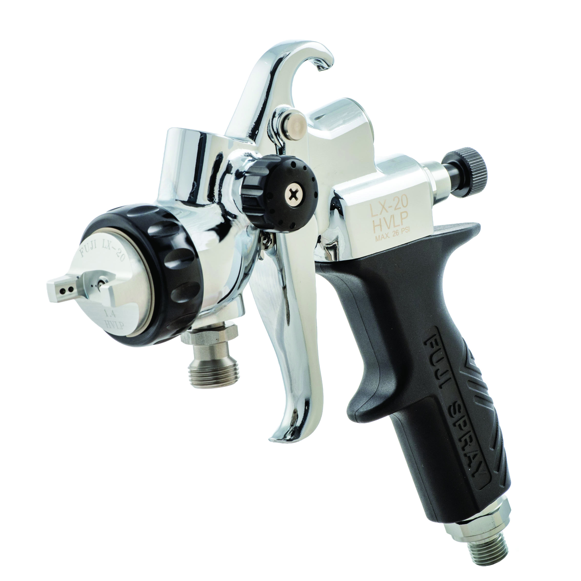 product: Fuji Spray LX-20 Pressure - 1.4mm - No Cup + Kit [Extra 1.2mm, 1.7mm] shown