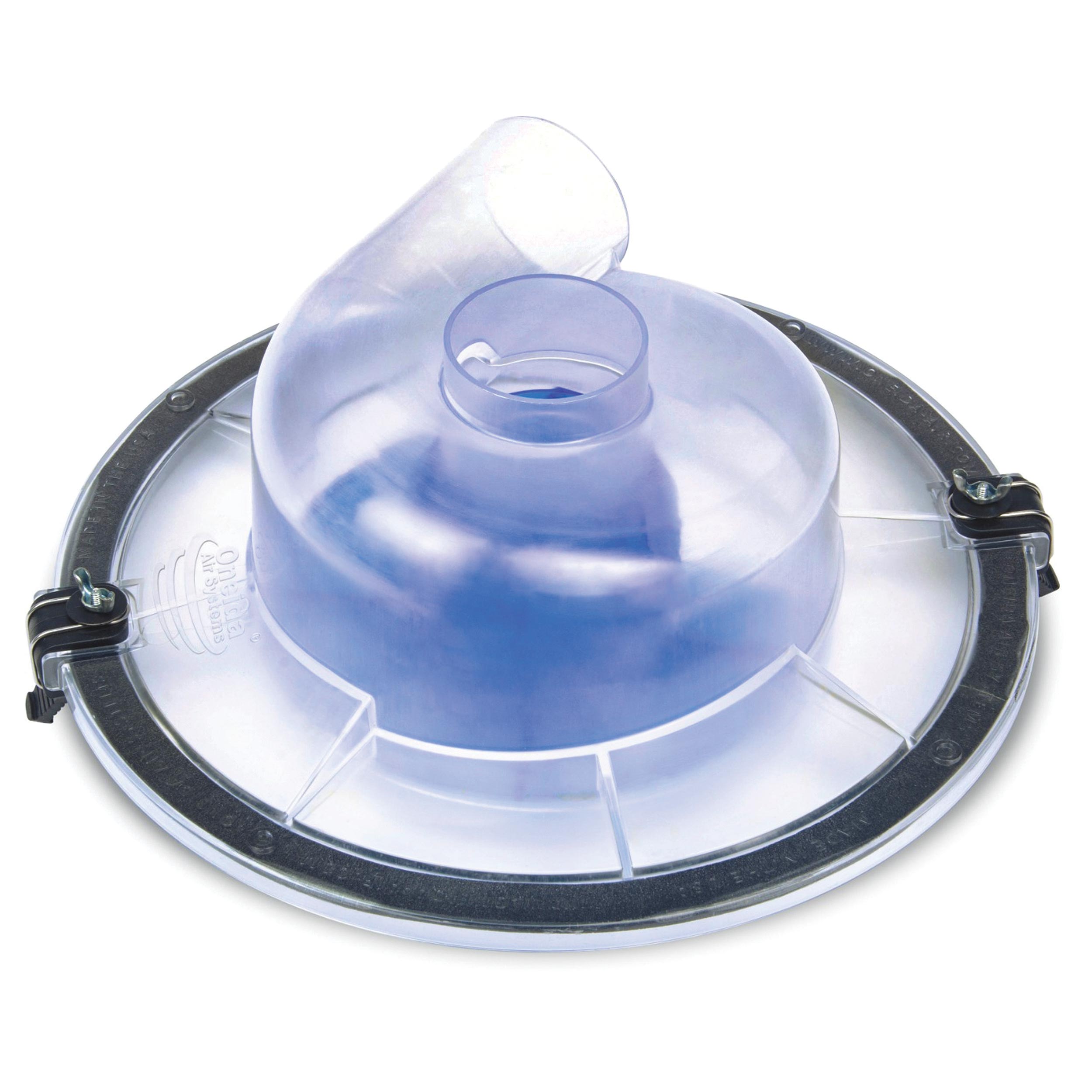 product: Oneida Air Systems Dust Deputy Low-Pro DIY Lid Separator shown