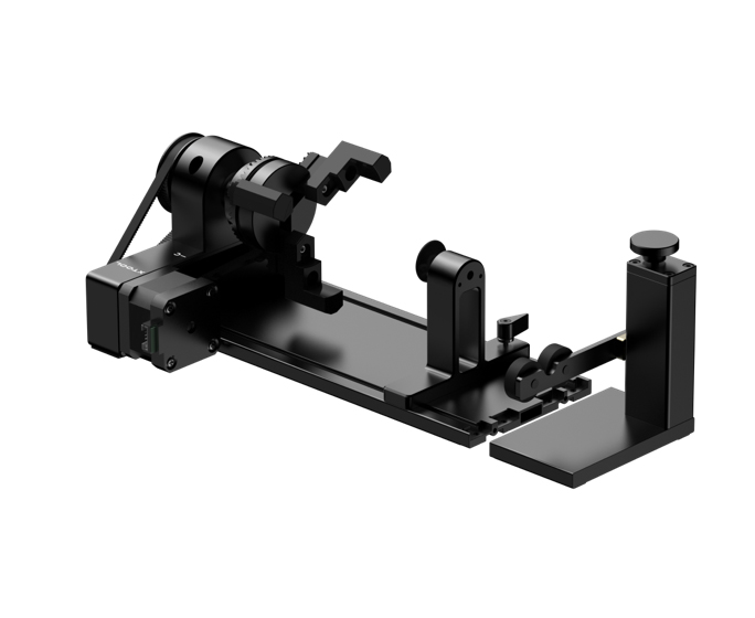 product: xTool RA2 Pro Rotary Attachment for F1 Laser Engraver shown