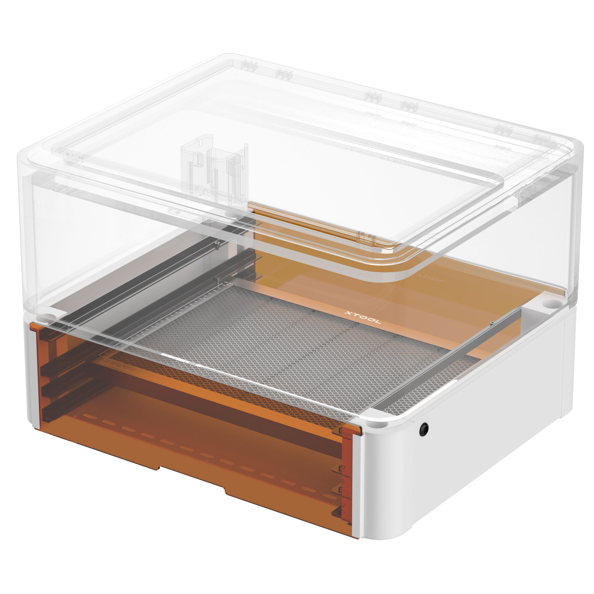 product: xTool Riser Base with Honeycomb Panel for M1 Laser Engraver and Vinyl Cutter shown