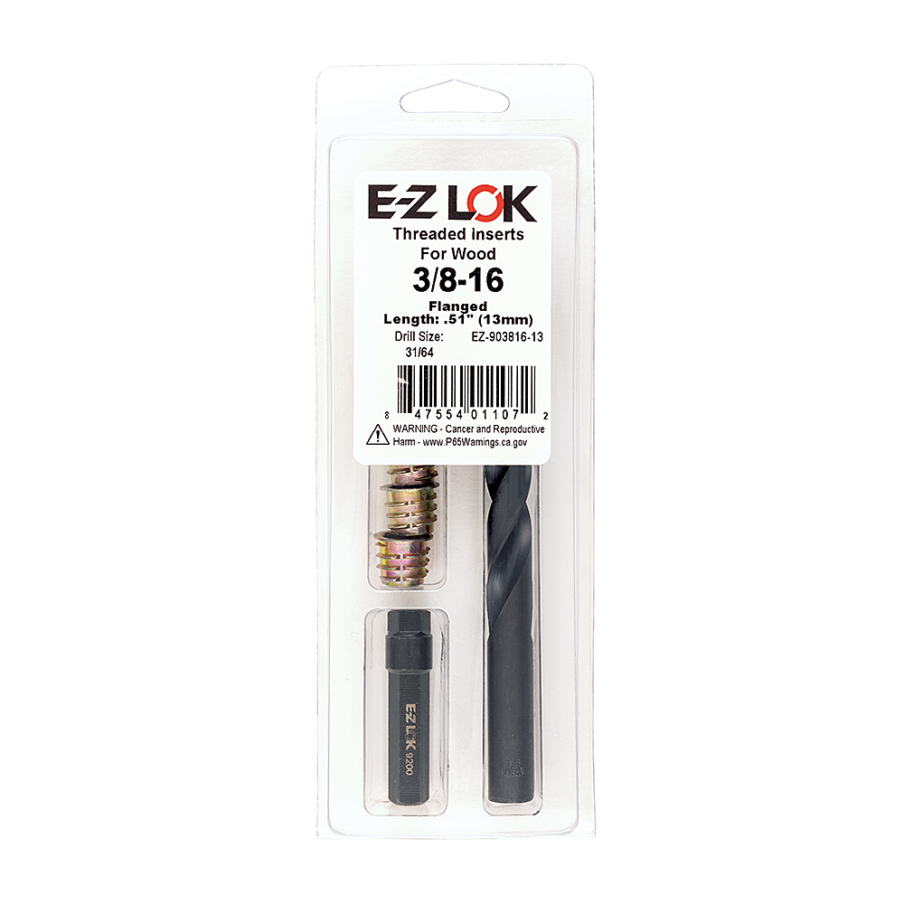 product: E-Z LOK 3/8-16 E-Z Hex Insert Kit - Flanged shown