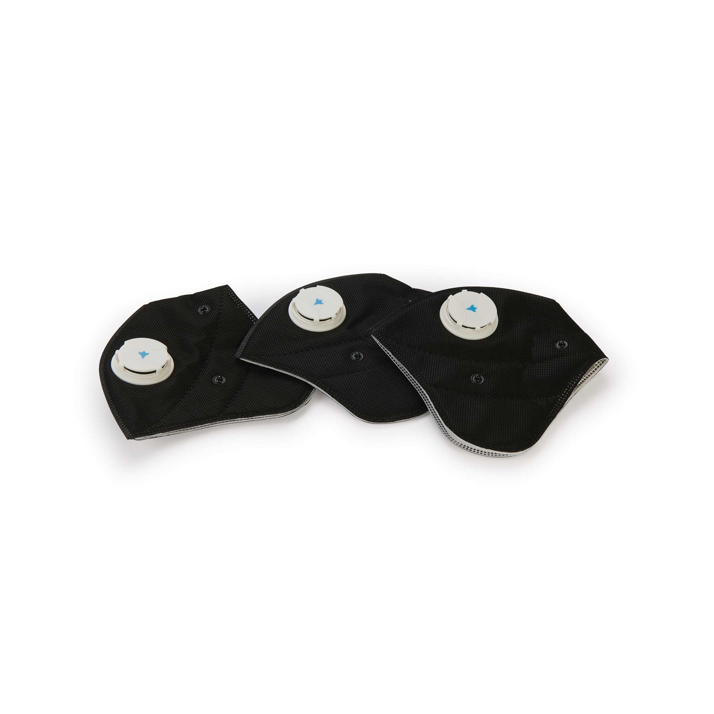 product: RZ F3 High Airflow Replacement Filters for M3 Filtration Mask - M/L/XL - 3 Pack shown