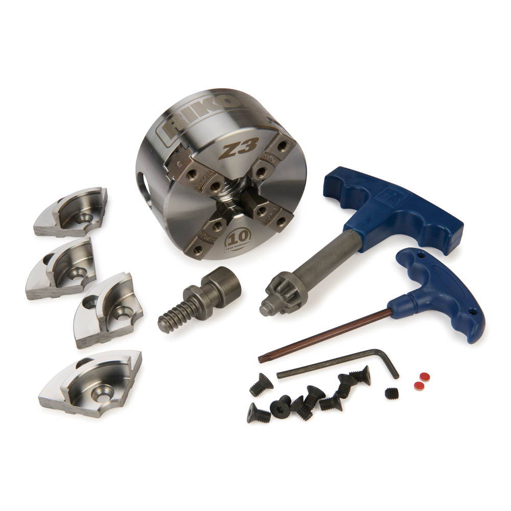 product: RIKON Z3 4-Jaw Lathe Chuck - Direct Thread - 1
