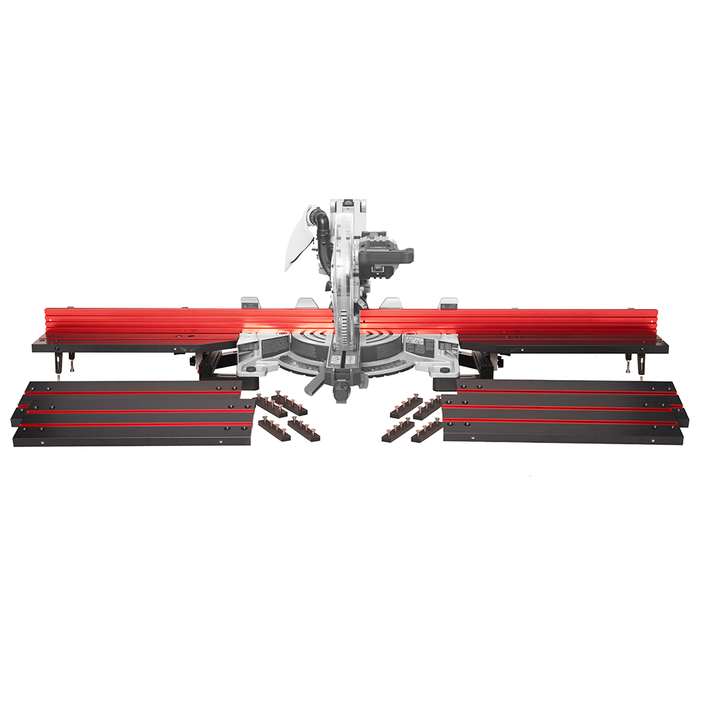 product: Red House Tools EZ-Wings PRO+ 12' Portable Miter Saw Station shown