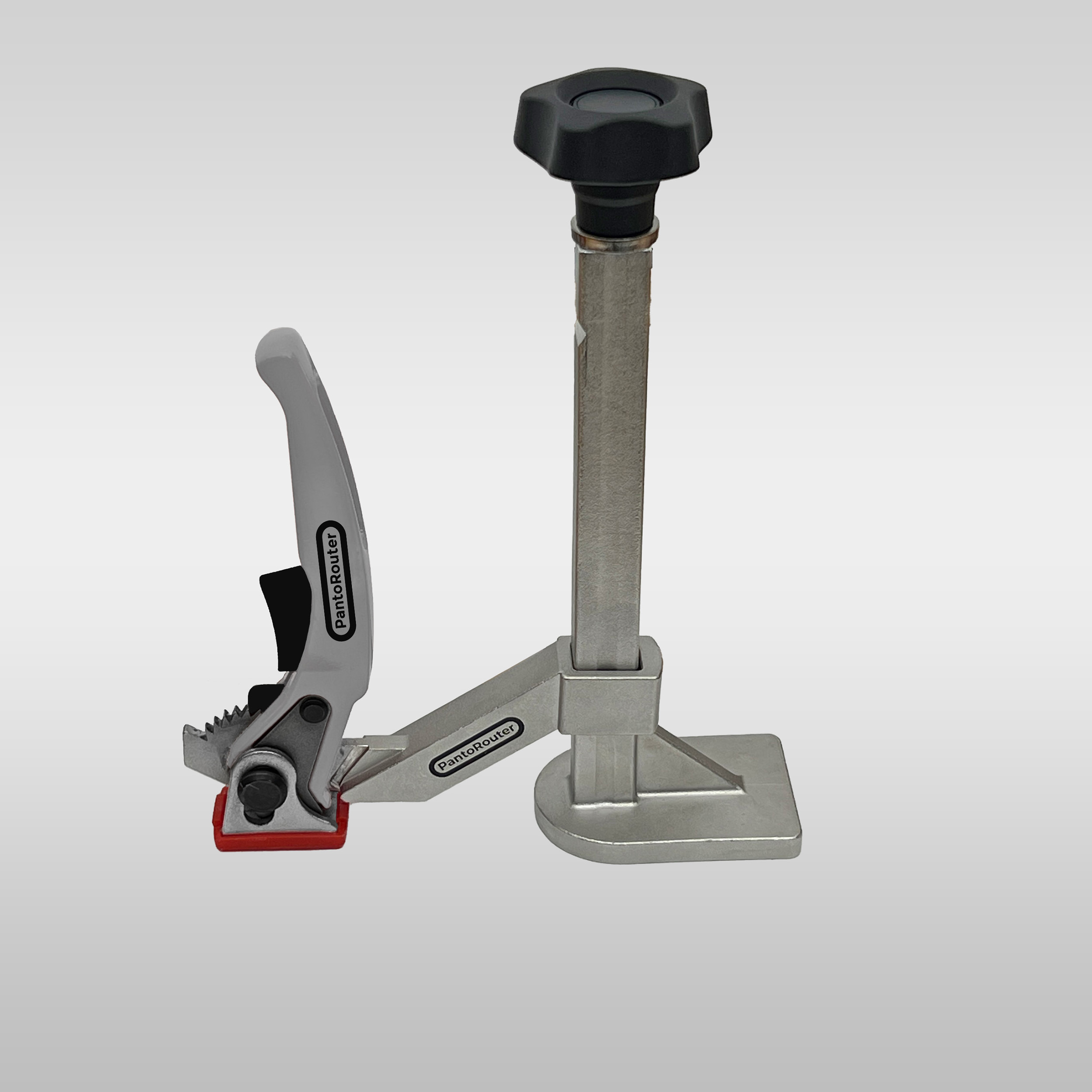 product: PantoRouter Single Lever Clamp Pack with Rotating Base & Table Stiffeners for PantoRouter shown