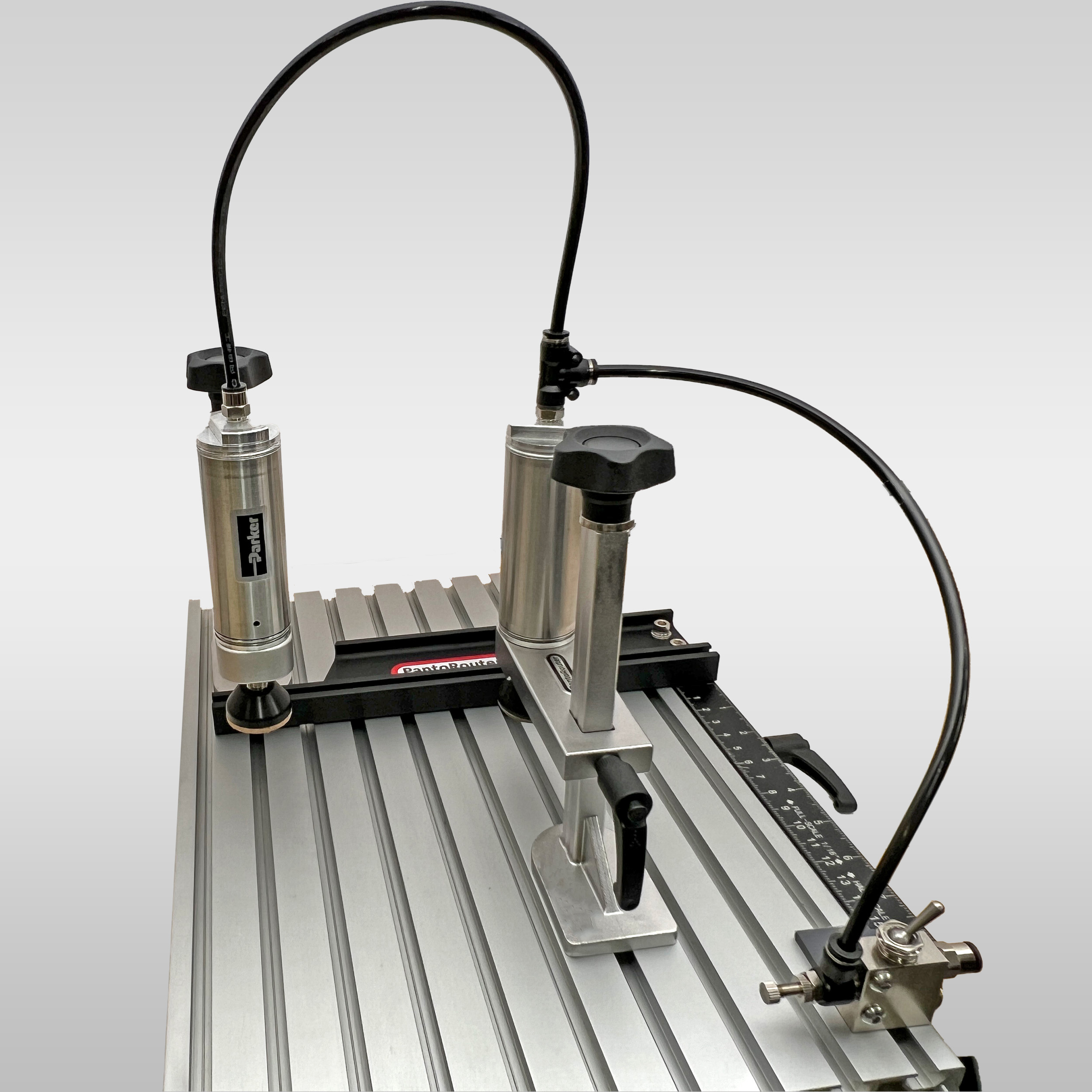 product: PantoRouter Dual Air Package With Stiffeners CSF & Air Control Kit for PantoRouter shown