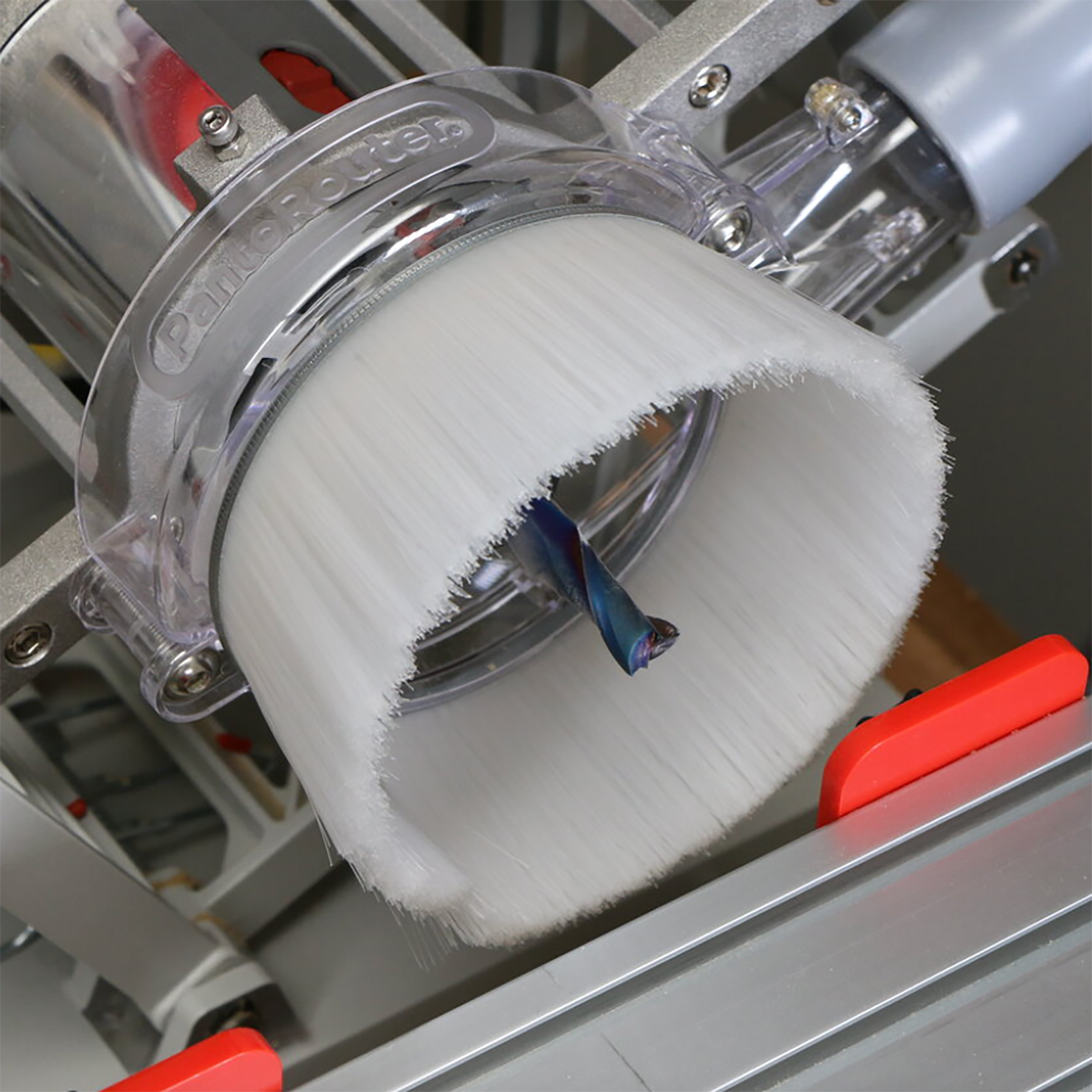 product: PantoRouter Dust Collection Hood Hinged with Brush for PantoRouter shown