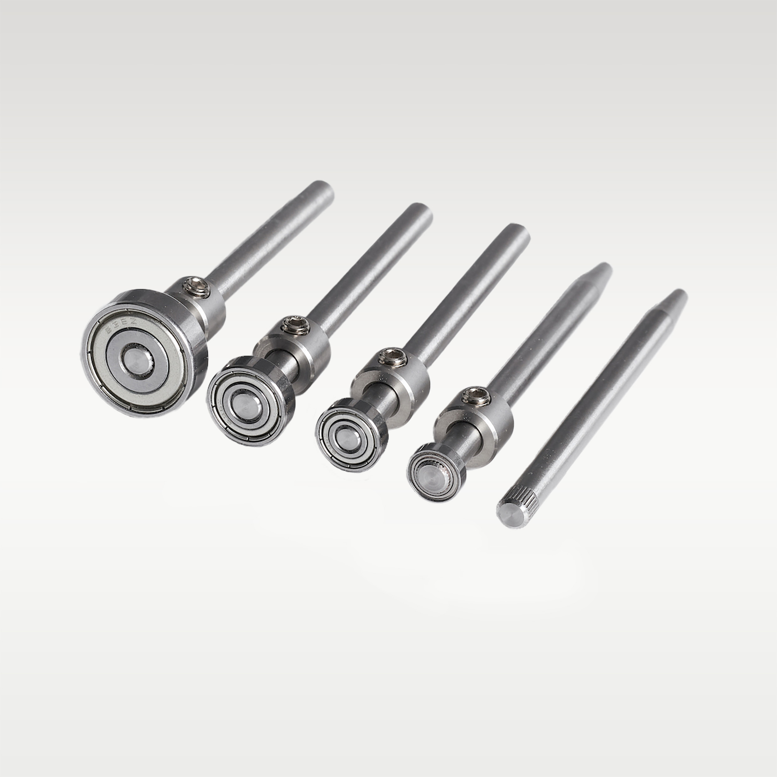 product: PantoRouter Guide Bearing Set with Stop Collars for PantoRouter - 5 Piece shown