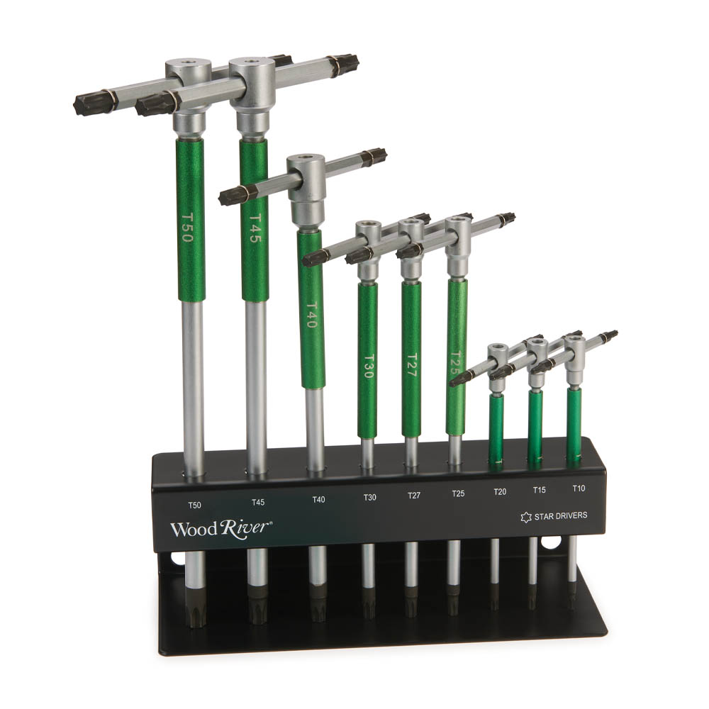 product: WoodRiver Spinner Wrench Set - Star shown