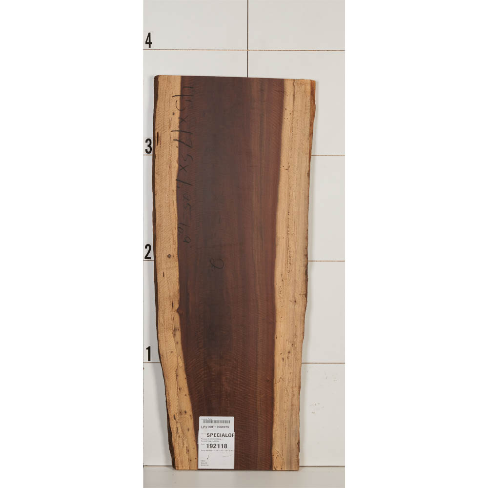 product: Woodcraft Woodshop Curly Katalox Slab - 1-1/4