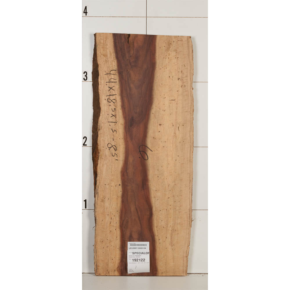 product: Woodcraft Woodshop Curly Katalox Slab - 1-1/2