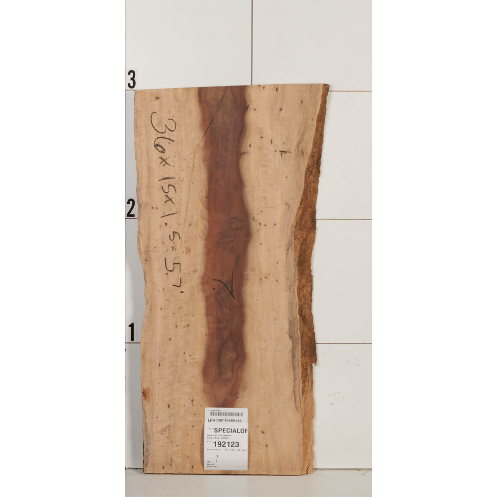 product: Woodcraft Woodshop Curly Katalox Slab - 1-1/2
