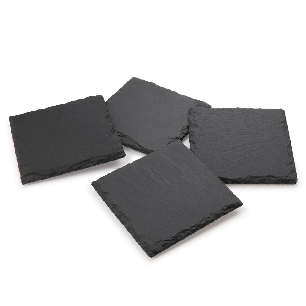 product: xTool Engravable Slate Coasters - 4 Piece shown