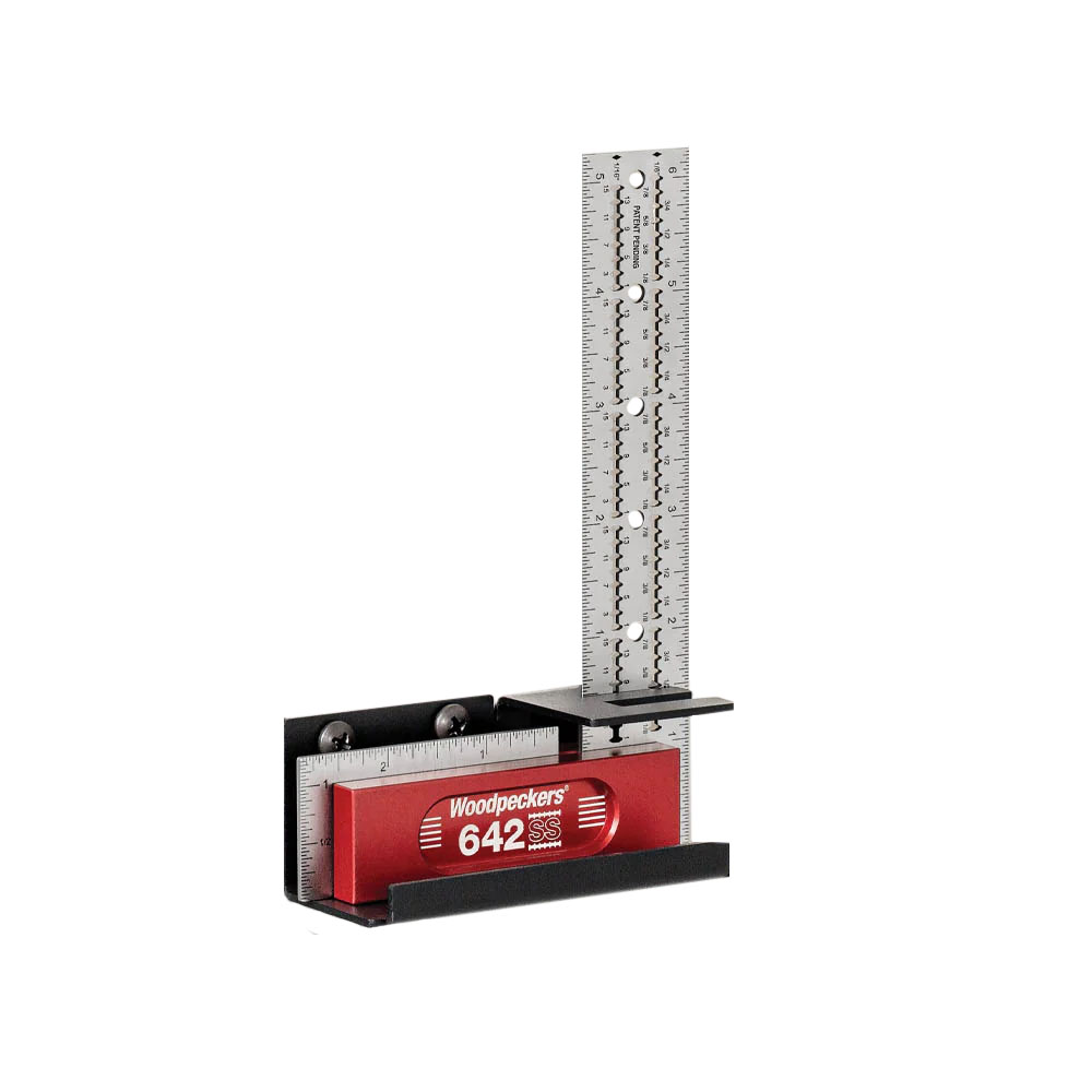 product: Woodpeckers Stainless Steel Square with Rack-It - 6