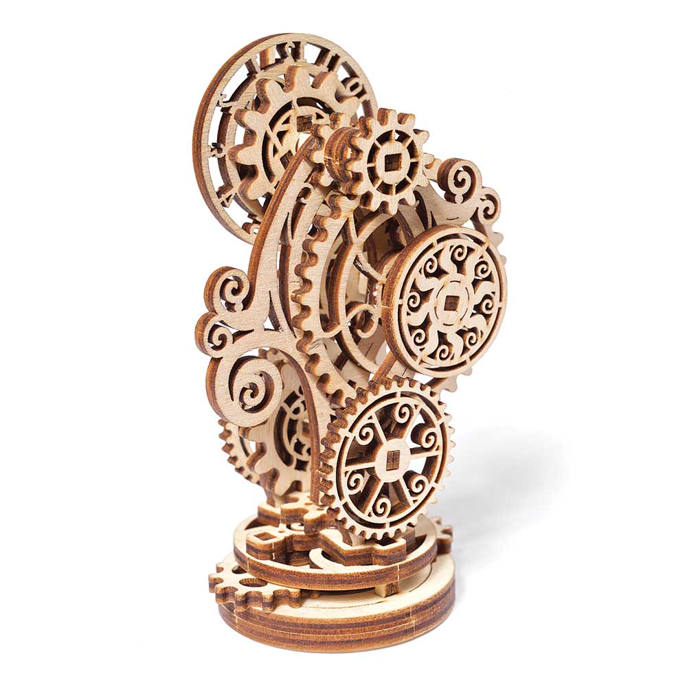 product: UGears Steampunk Clock 2.0 Model Kit shown
