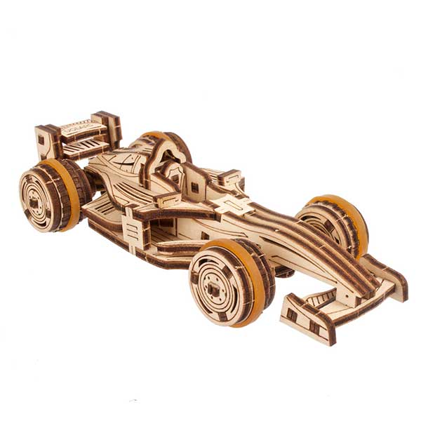 product: UGears Compact Racer Model Kit shown