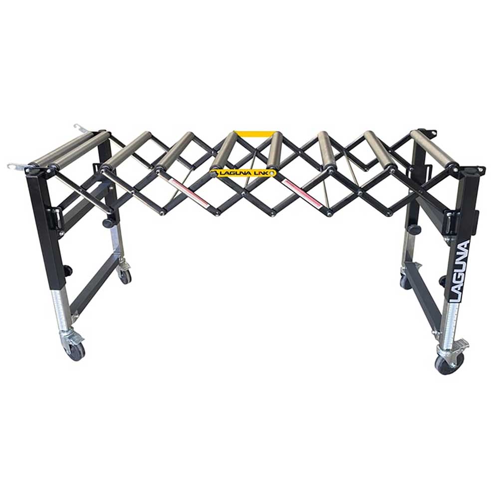 product: Laguna XP20 20 Inch Flexible Roller Conveyer Table shown