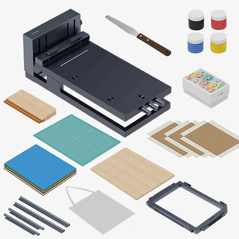product: xTool Screen Printer Basic Kit shown