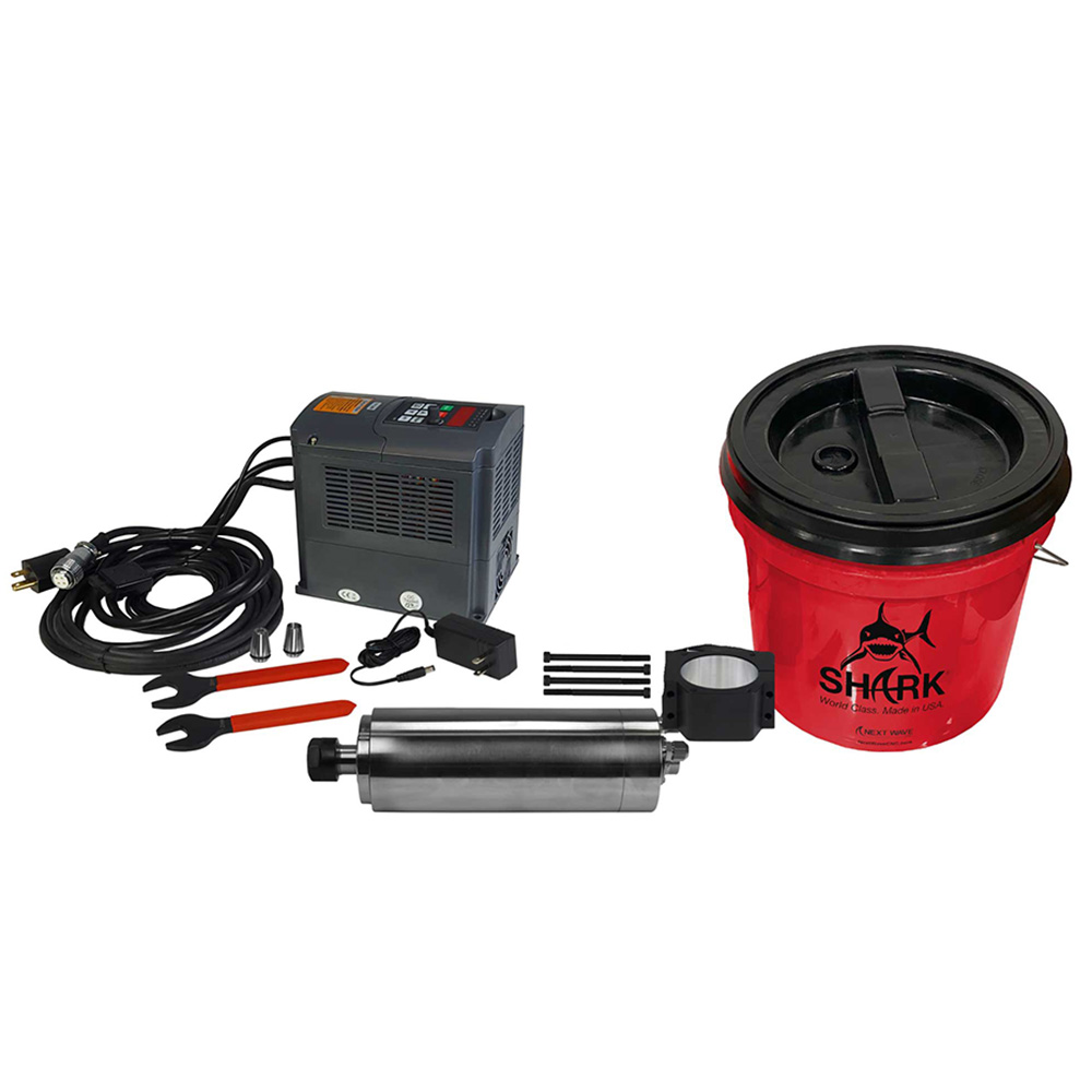 product: Next Wave 3HP Water Cooled Spindle System shown