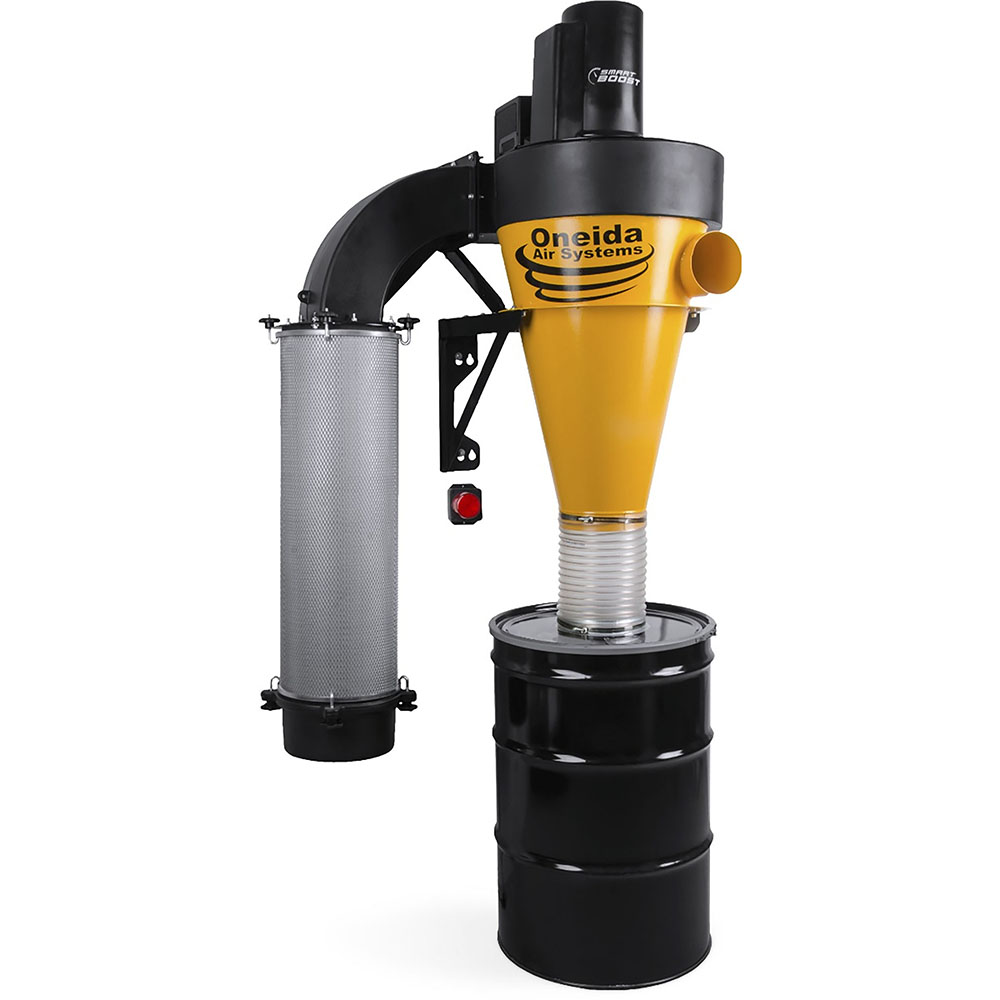 Oneida Air Systems V-System 3000 with Smart Boost 55-Gallon Cyclone ...