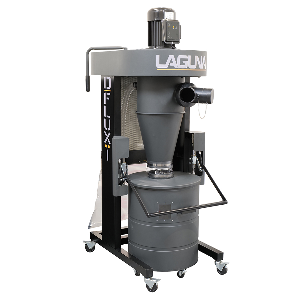 product: Laguna D|Flux:1 Cyclone Dust Collector - 1-1/2 HP shown