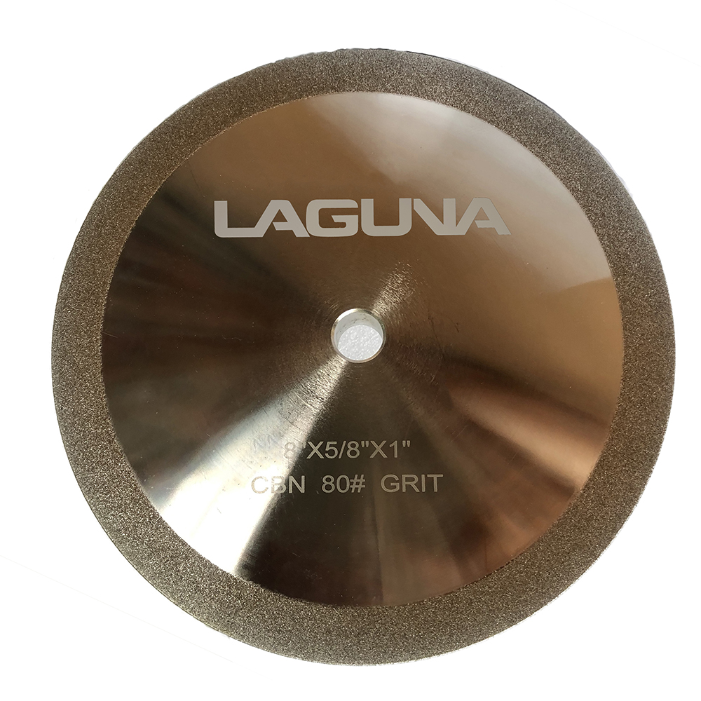 product: Laguna CBN Bench Grinder Wheel - 80 Grit shown
