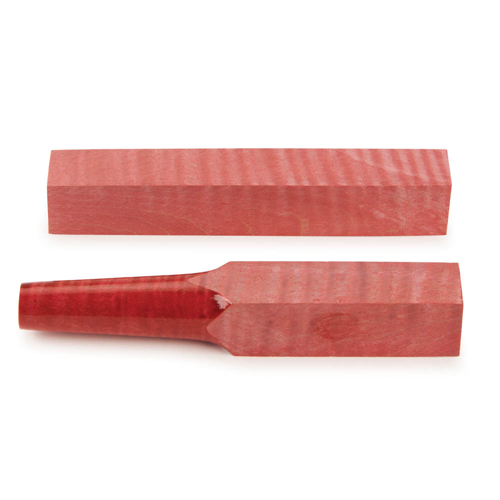 product: Woodcraft Woodshop Stabilized & Dyed Curly Maple Pen Blank - 3/4