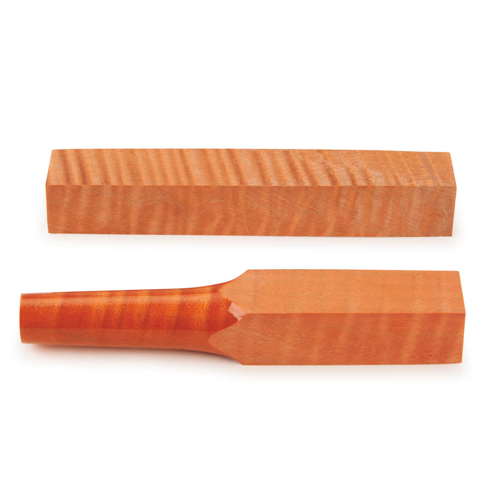 product: Woodcraft Woodshop Stabilized & Dyed Curly Maple Pen Blank - 3/4