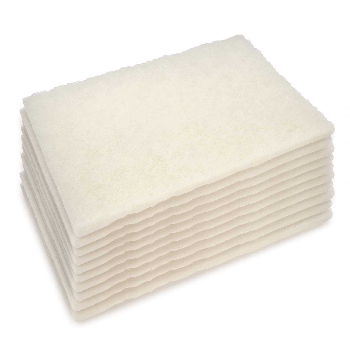 product: Performance Abrasives Non-Woven Sanding Pad - White - 6