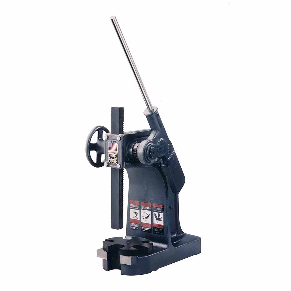 product: Dake 3-Ton Ratchet Leverage Press shown