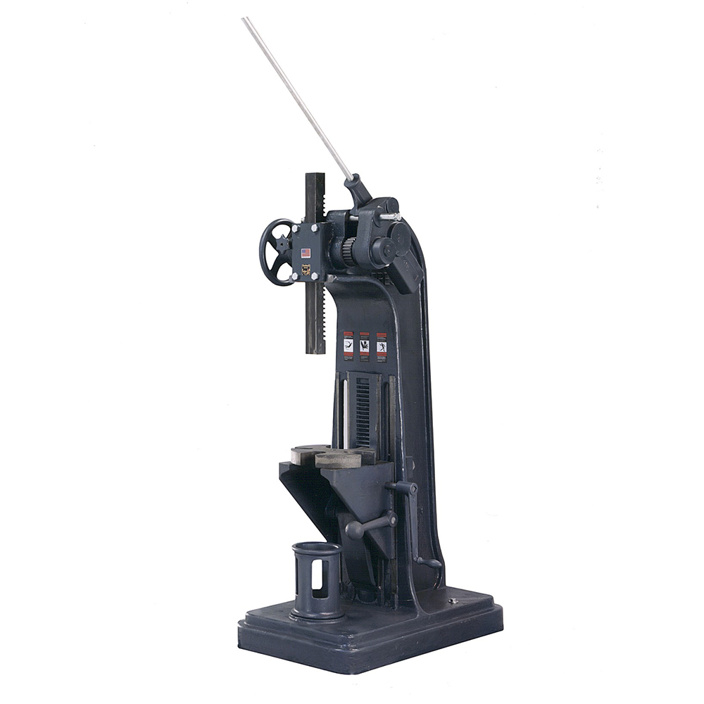 product: Dake 5-Ton Ratchet Leverage Press- Floor Model shown